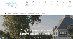 Desktop Screenshot of cryslerparkmarina.com